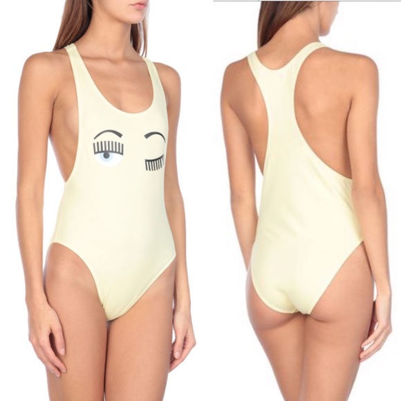 Chiara Ferragni Other - Chiara Ferragni one piece swimsuit green yellow